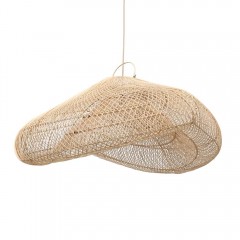 RATTAN LAMP OVAL WAVE NATURAL 65 